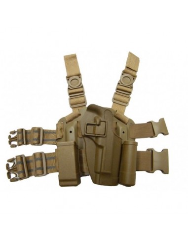  Holster Cuisse CQC Rigide - Glock - droitier -TAN